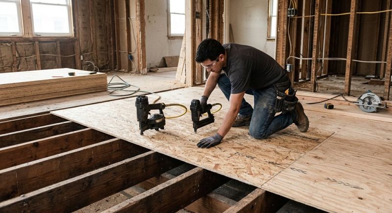 Subfloor Service in Kansas City, KS