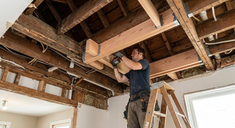 Ceiling Joist Repair in Kansas City, KS