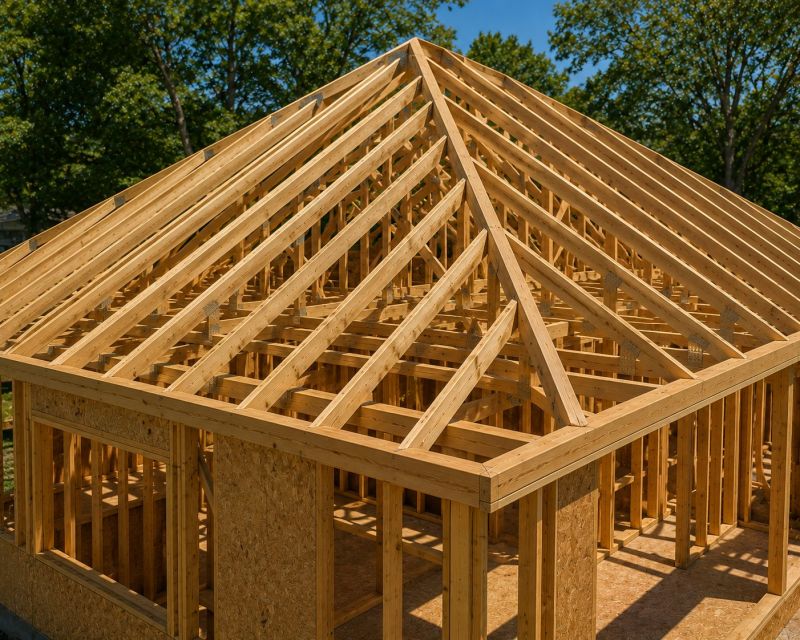 Structural Roof Framing in Conroe, TX